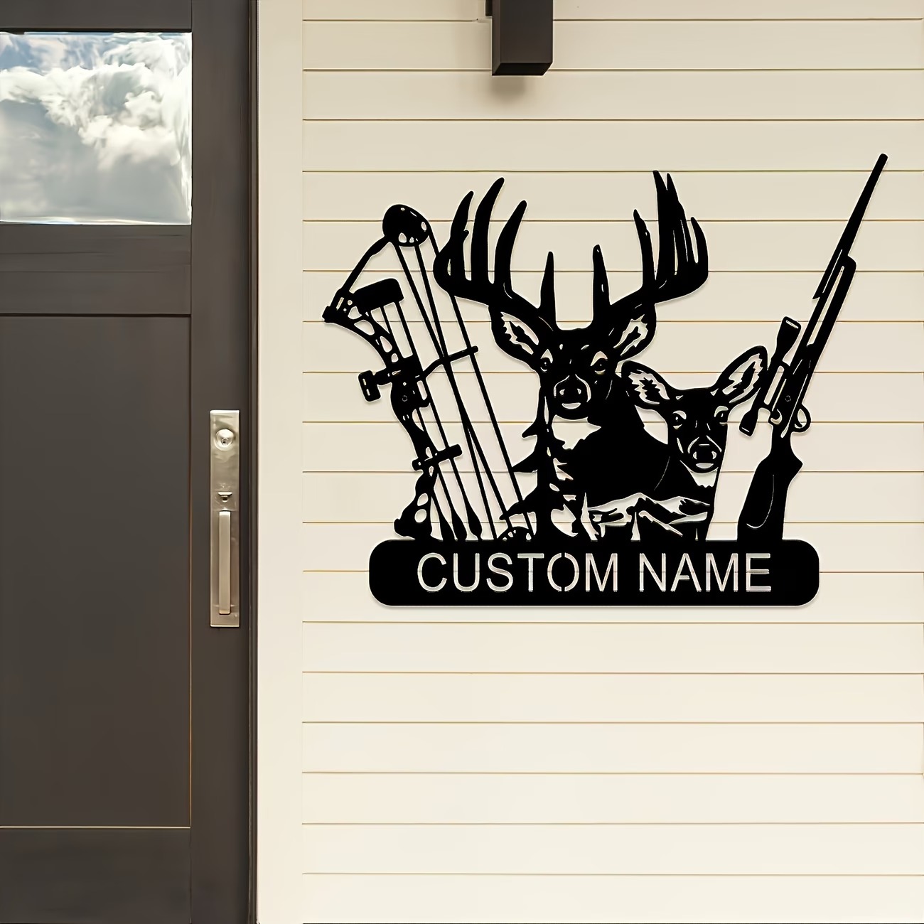 Hunting Outdoor Decor - Custom Hunting Metal Sign - Personalized