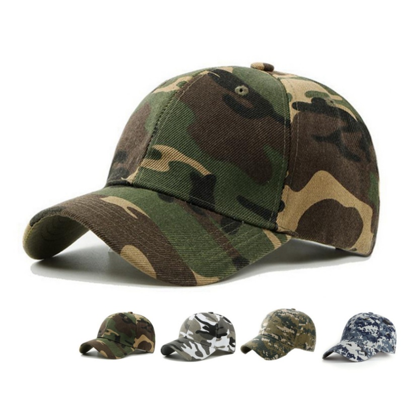 Mens Outdoor Hunting Hats - Outdoor Camouflage Printed Army green Camping