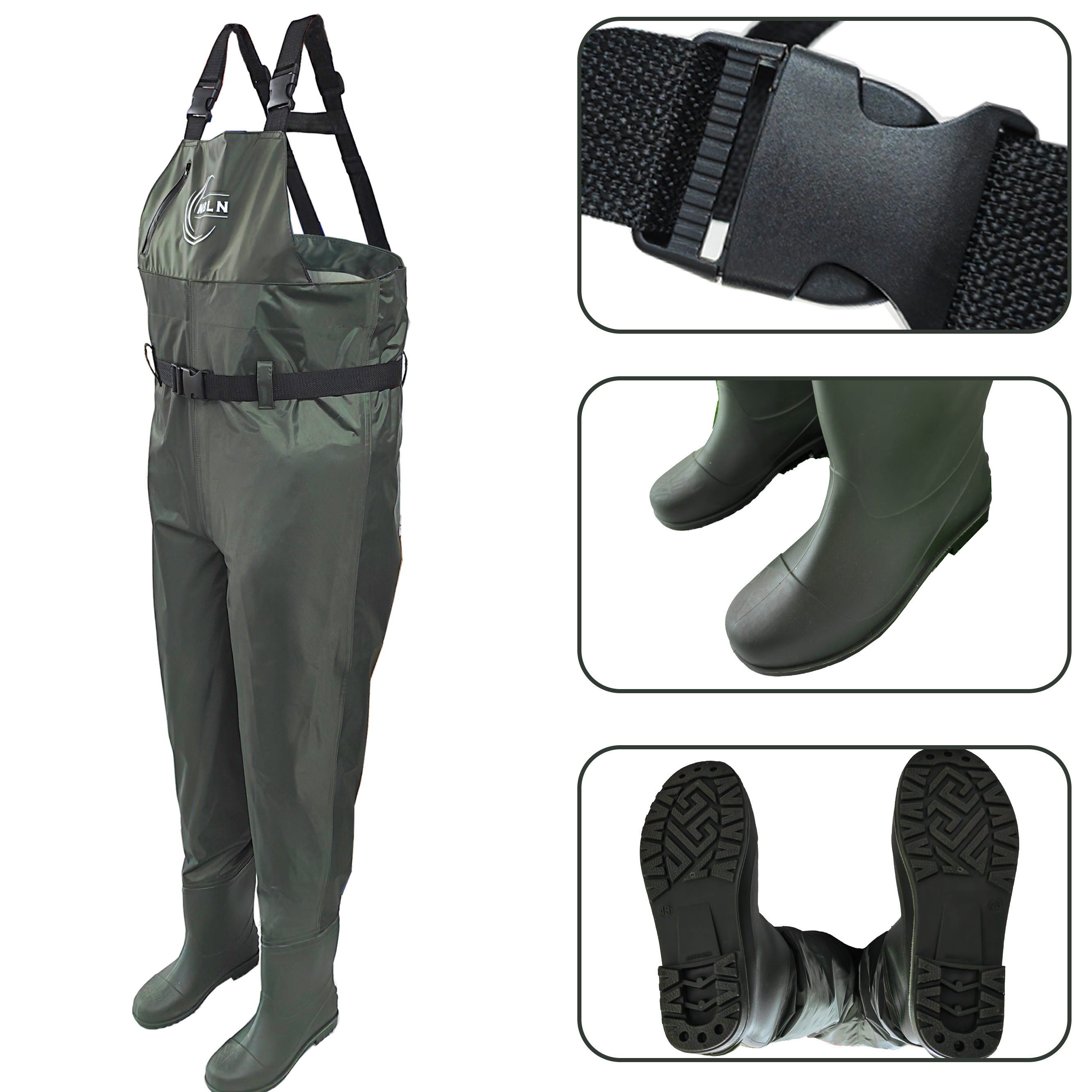 MBLN Fishing Chest Waders with – Fishing Waders Breathable Bewertung und Preis