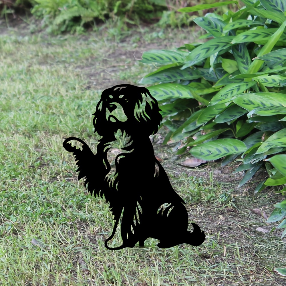 Metal Dog Garden Stake with Sm – Hunting Outdoor Christmas Decorations Bewertung und Preis