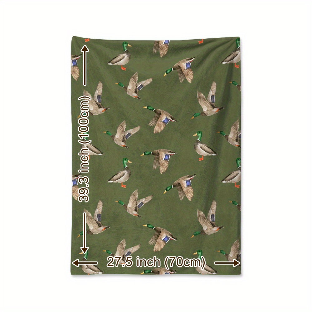 Mallard Duck Fleece Blanket Hu – Hunting Outdoor Decor Bewertung und Preis