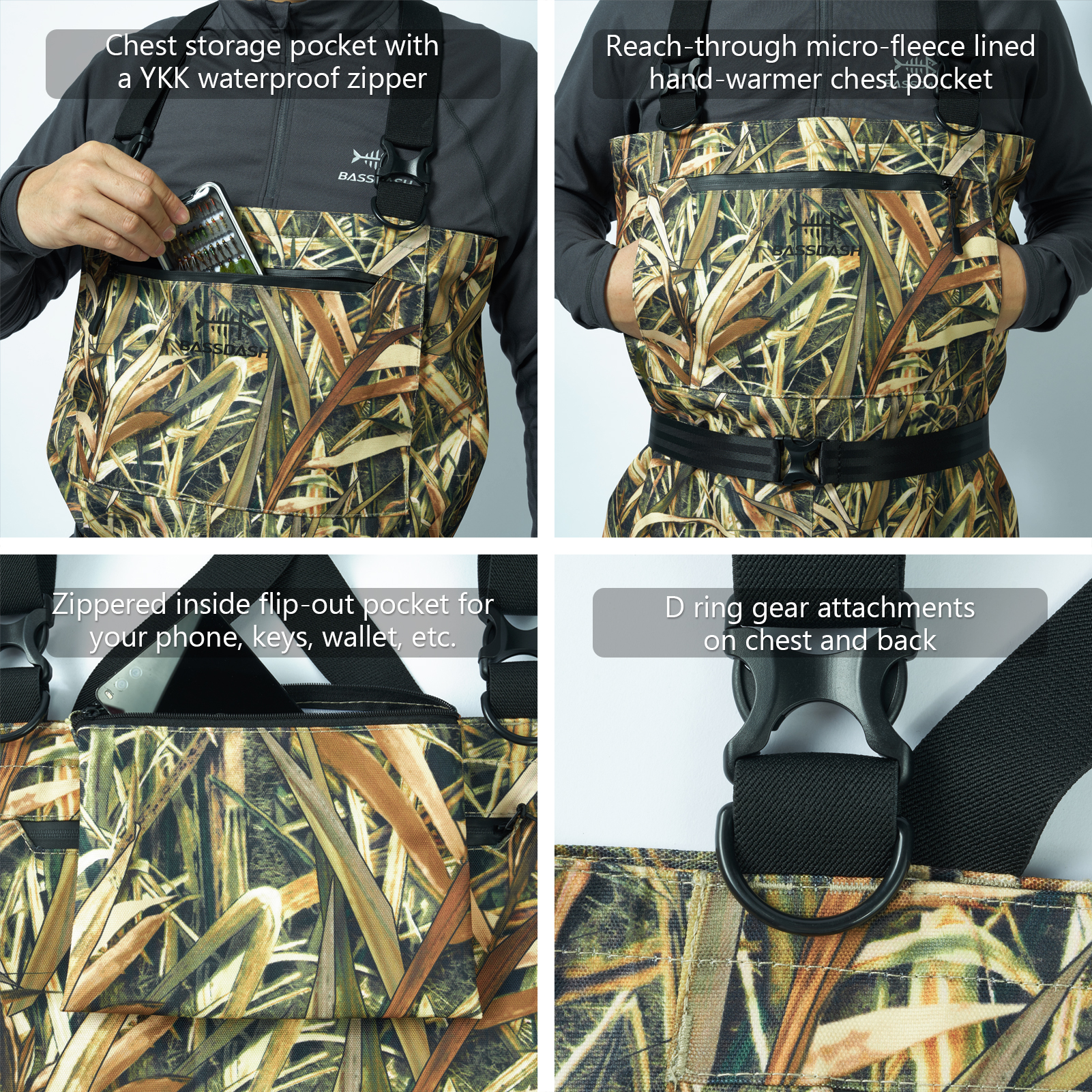 BASSDASH Men Women Boot Foot W – Fishing Waders Breathable Bewertung und Preis