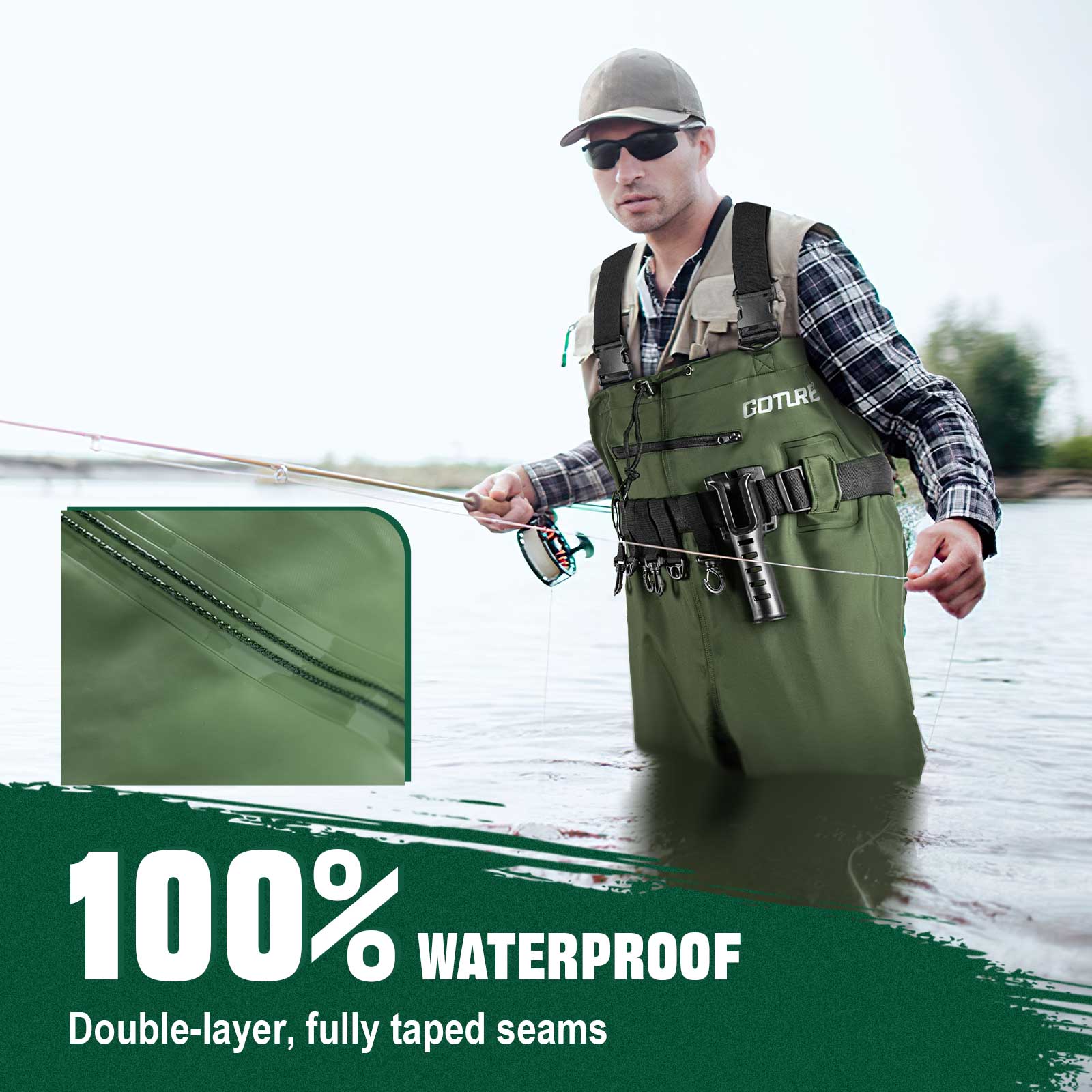 Goture outdoor Waterproof Boot – Fishing Waders Breathable Bewertung und Preis