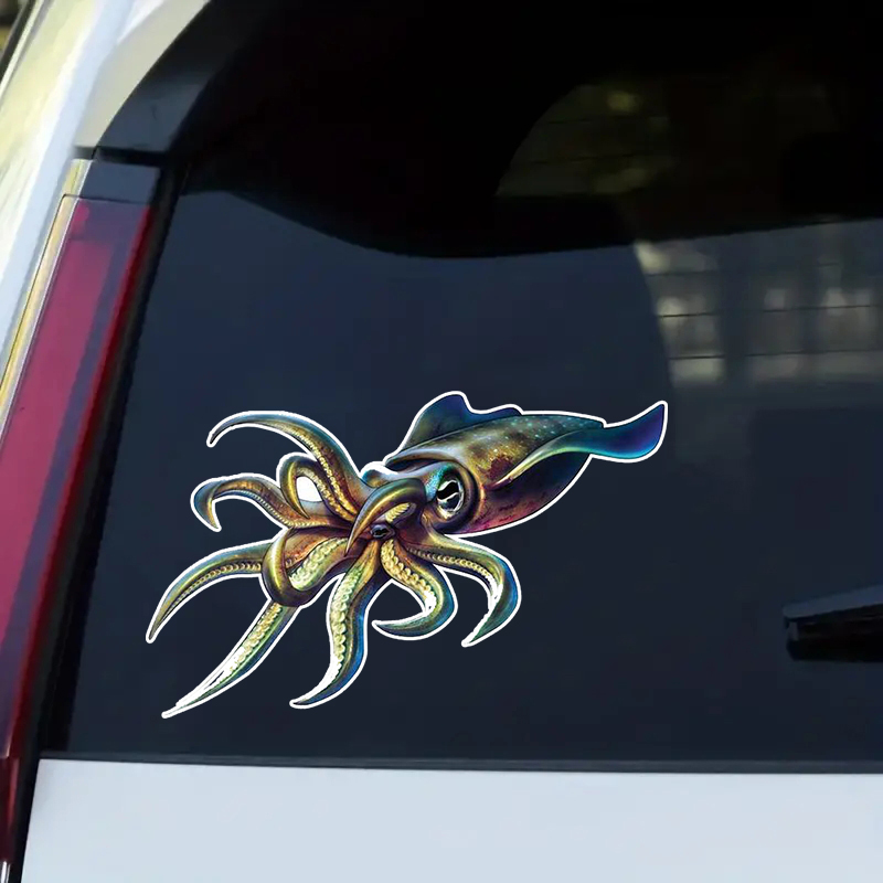 J518# Cartoon Car Sticker Squi – Hunting Outdoor Decor Bewertung und Preis