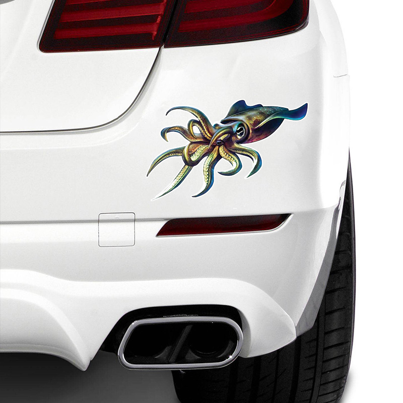 J518# Cartoon Car Sticker Squi – Hunting Outdoor Decor Bewertung und Preis
