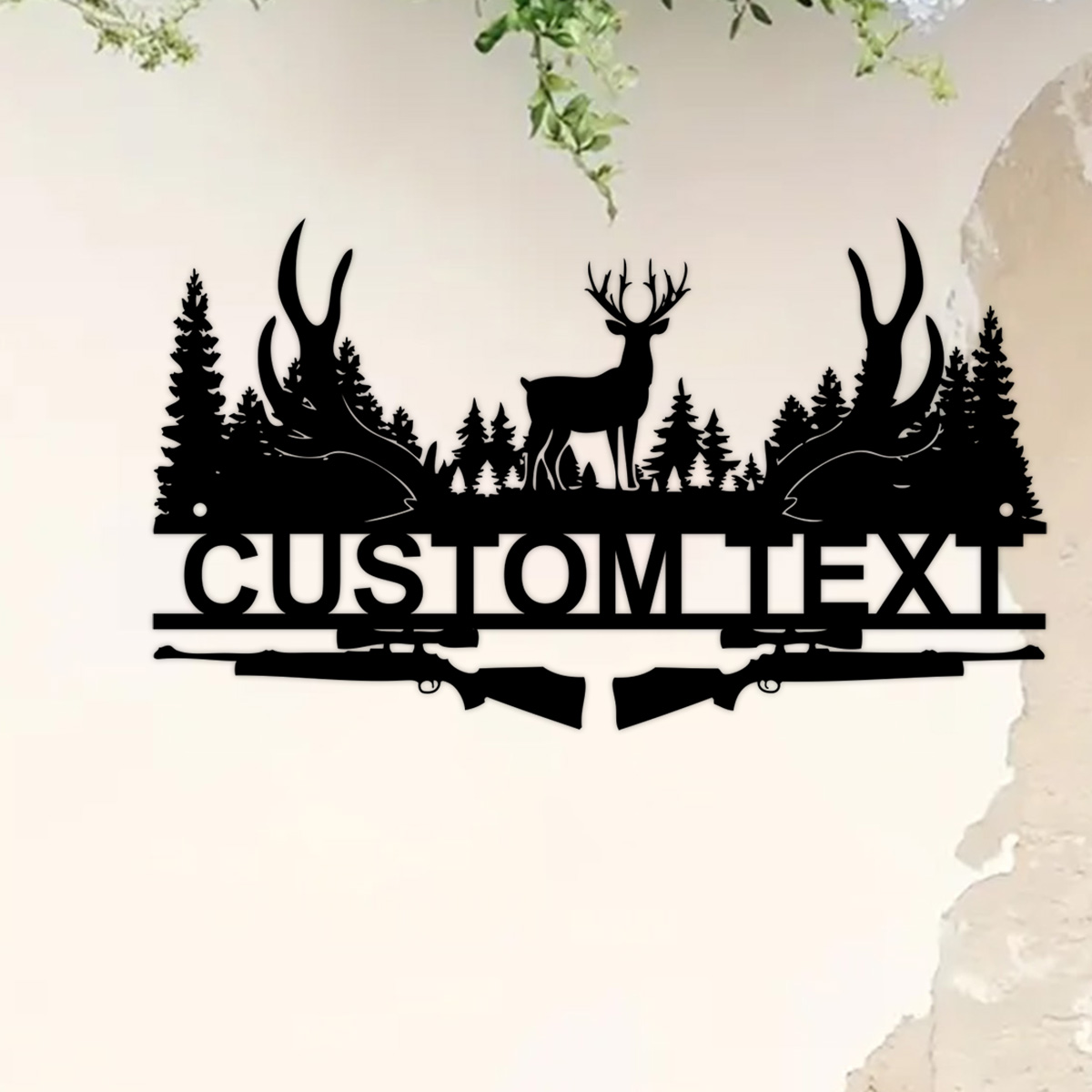 Custom Deer Cabin Metal Sign,  – Hunting Outdoor Decor Bewertung und Preis