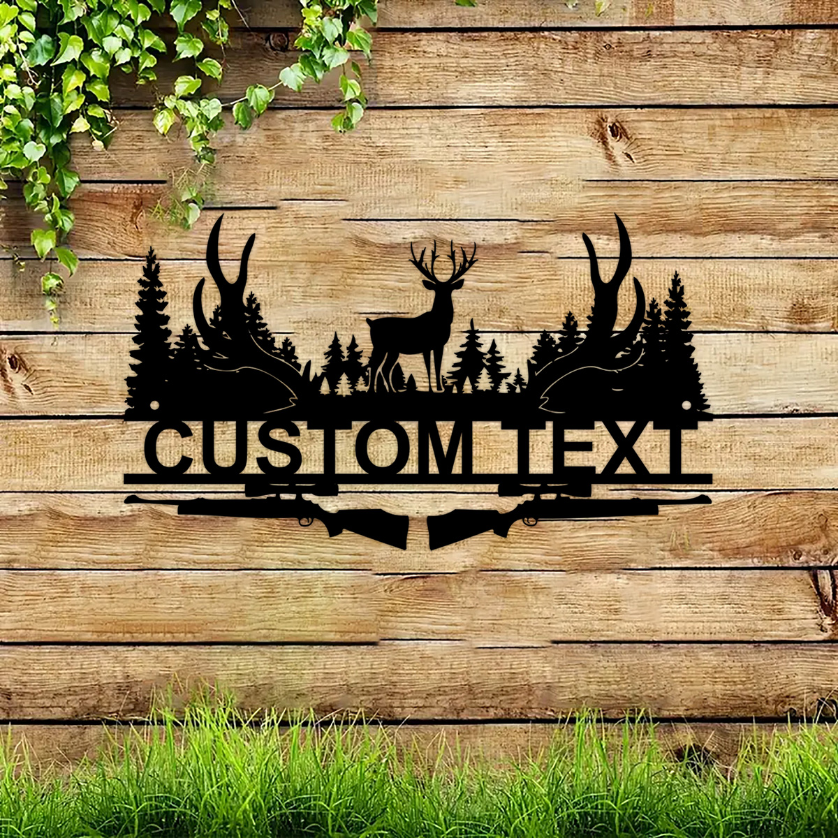 Custom Deer Cabin Metal Sign,  – Hunting Outdoor Decor Bewertung und Preis