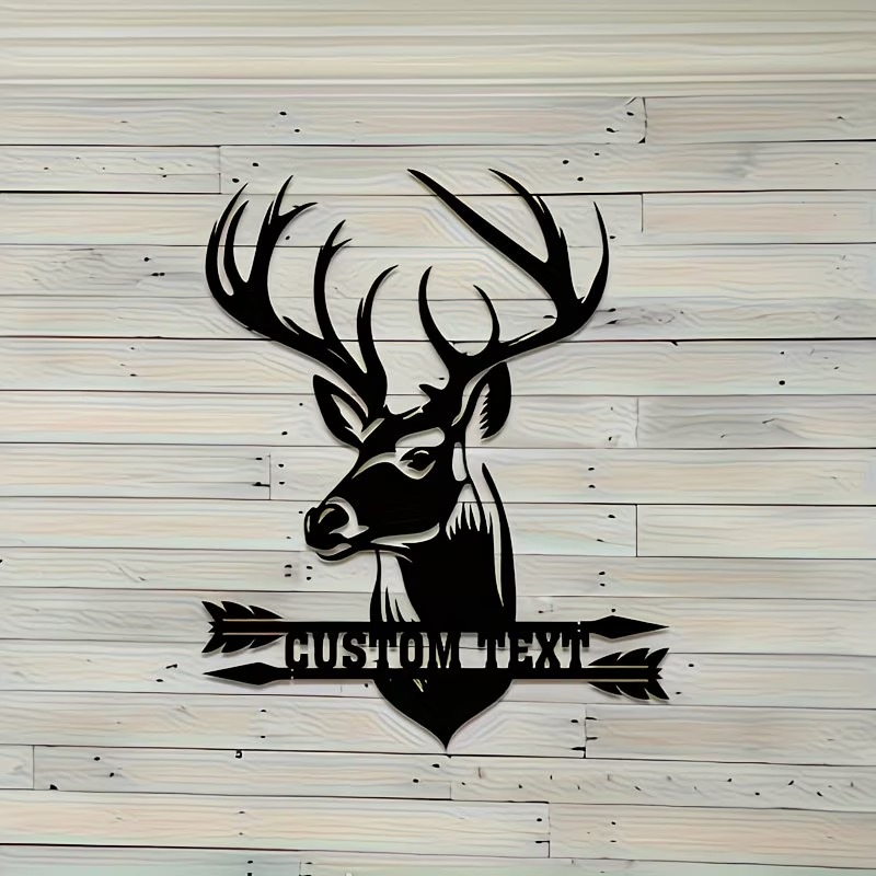 Custom Deer Head Metal Wall Ar – Hunting Outdoor Christmas Decorations Bewertung und Preis