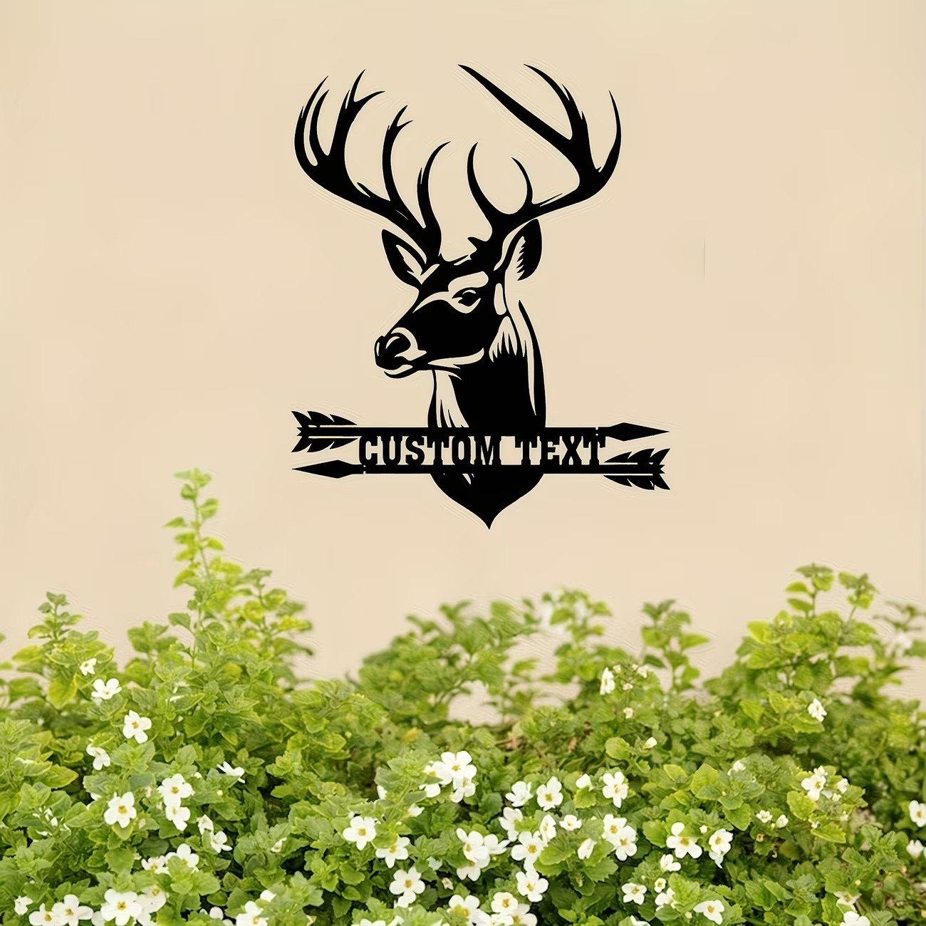 Custom Deer Head Metal Wall Ar – Hunting Outdoor Christmas Decorations Bewertung und Preis