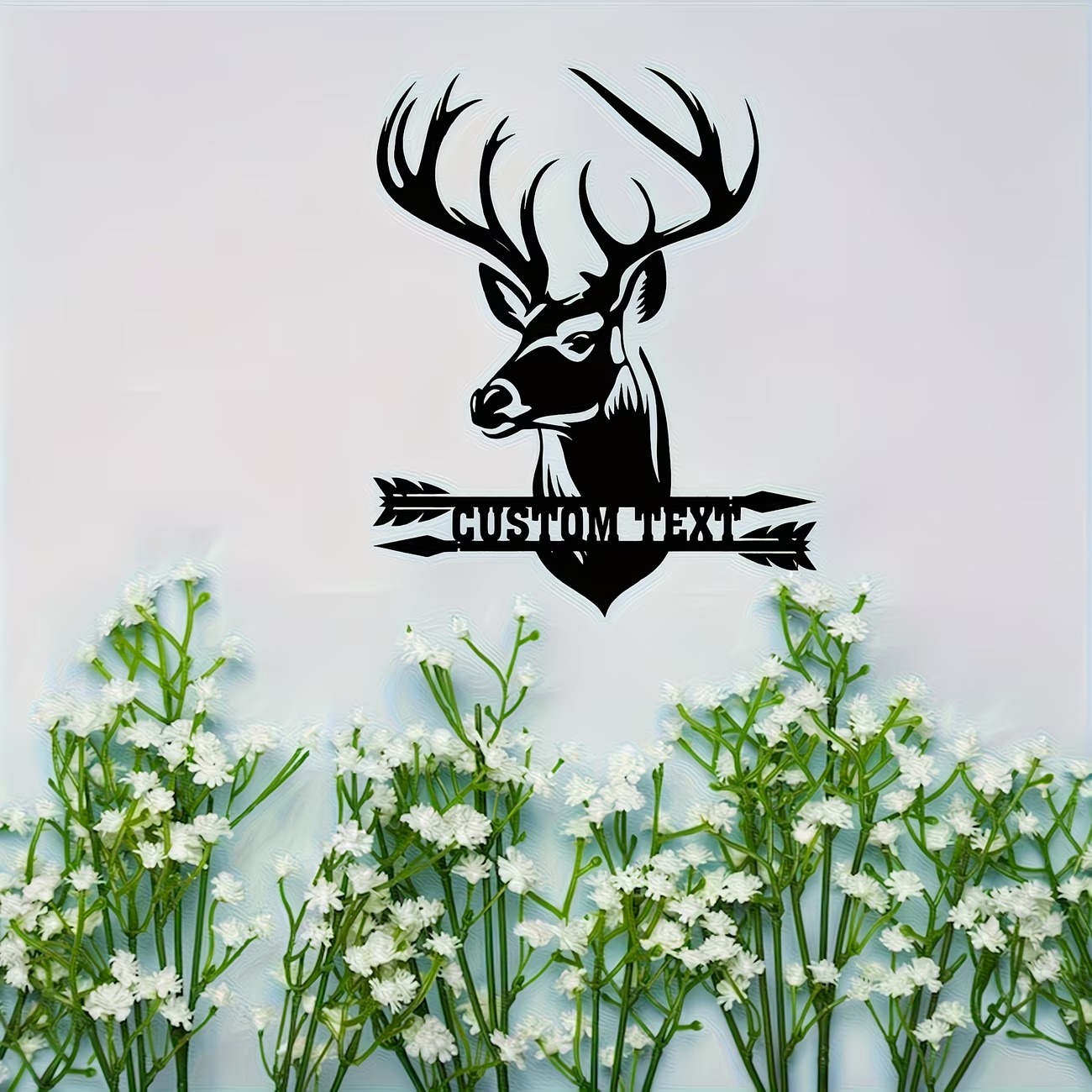 Custom Deer Head Metal Wall Ar – Hunting Outdoor Christmas Decorations Bewertung und Preis