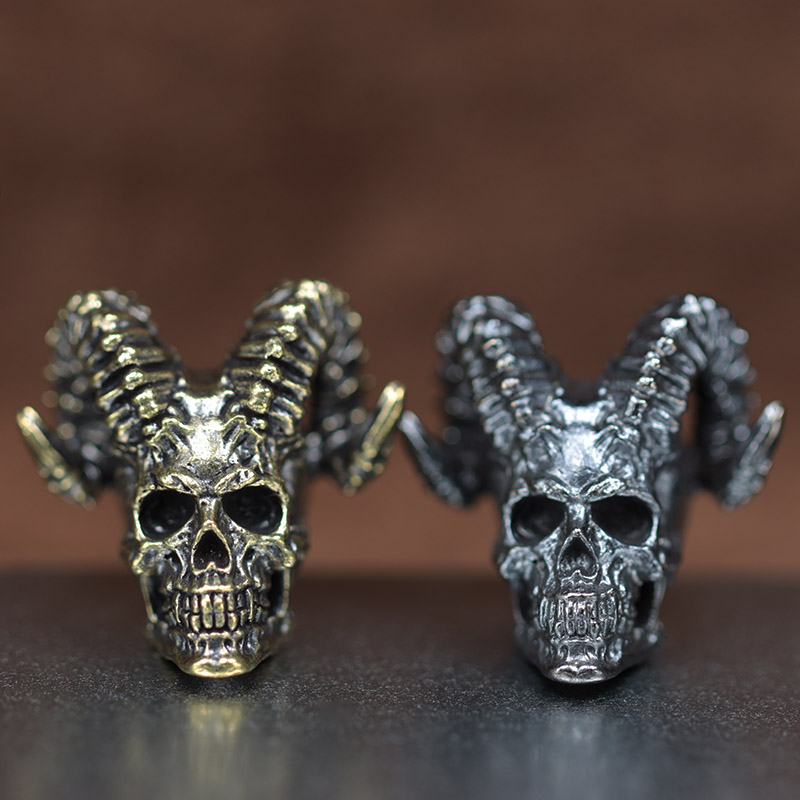 Goat Horn Skull Head Brass Kni – Paracord Survival Bracelet Bewertung und Preis