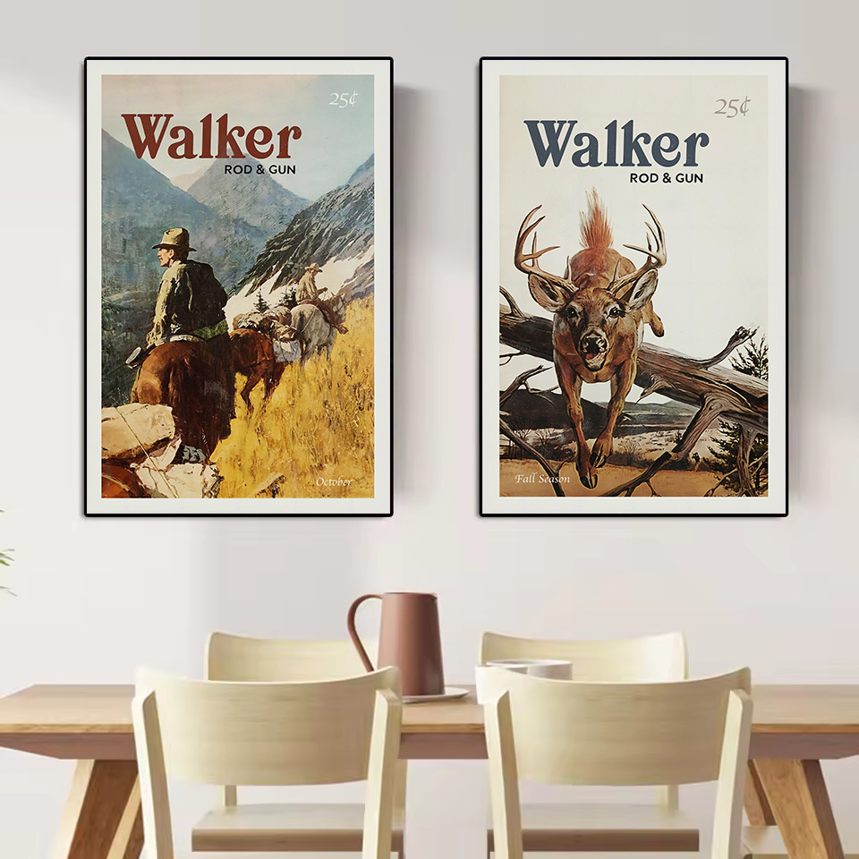 Retro Wildlife Outdoor Hunting – Hunting Outdoor Decor Bewertung und Preis