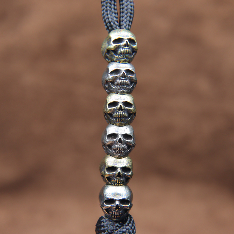 Mini Skull Head Brass Knife Be – Paracord Survival Bracelet Bewertung und Preis