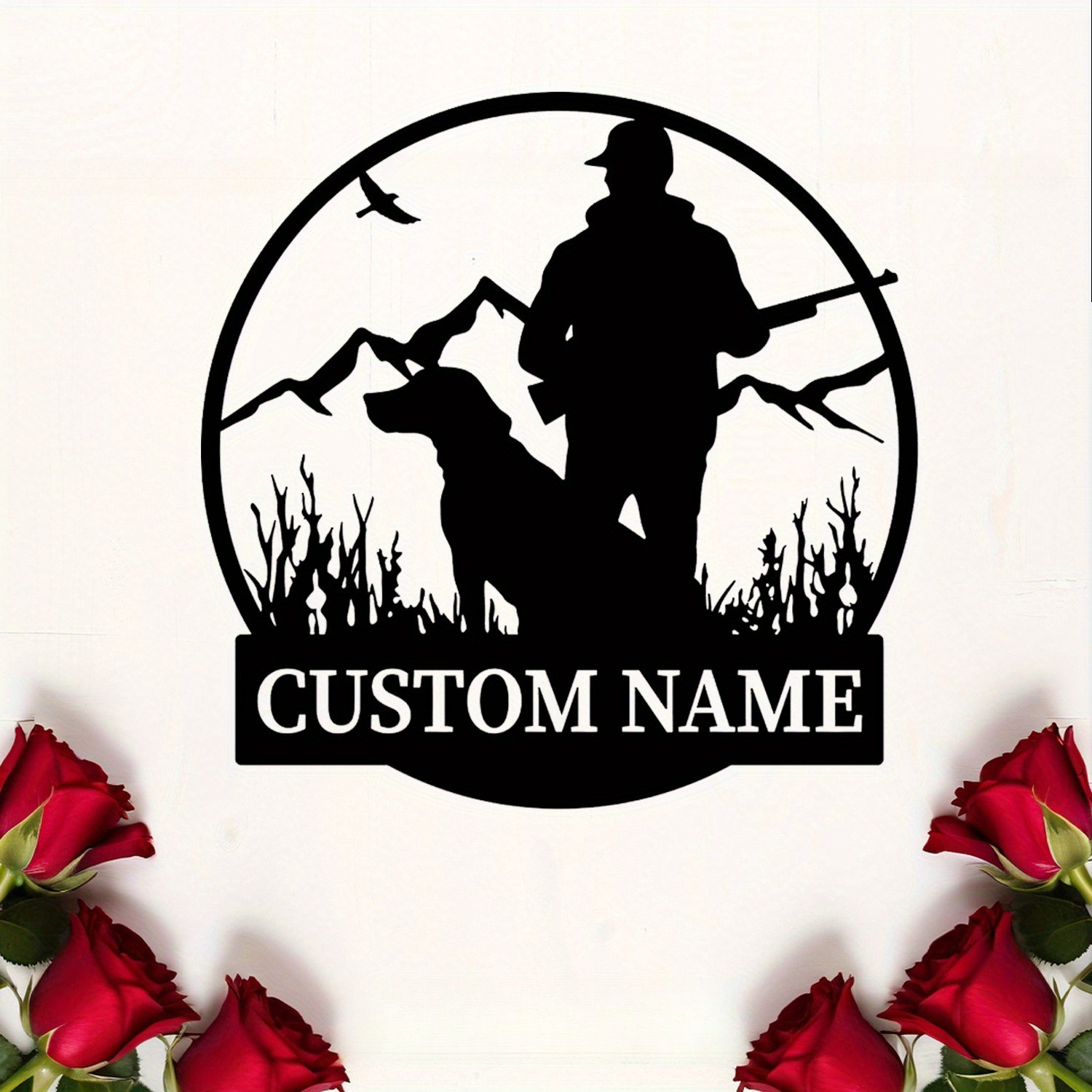Custom Metal Wall Art with Hun – Hunting Outdoor Decor Bewertung und Preis