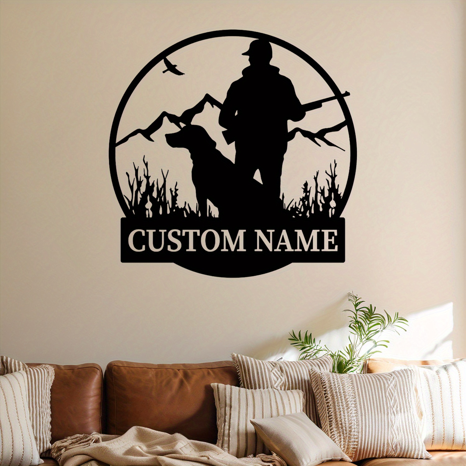 Custom Metal Wall Art with Hun – Hunting Outdoor Decor Bewertung und Preis