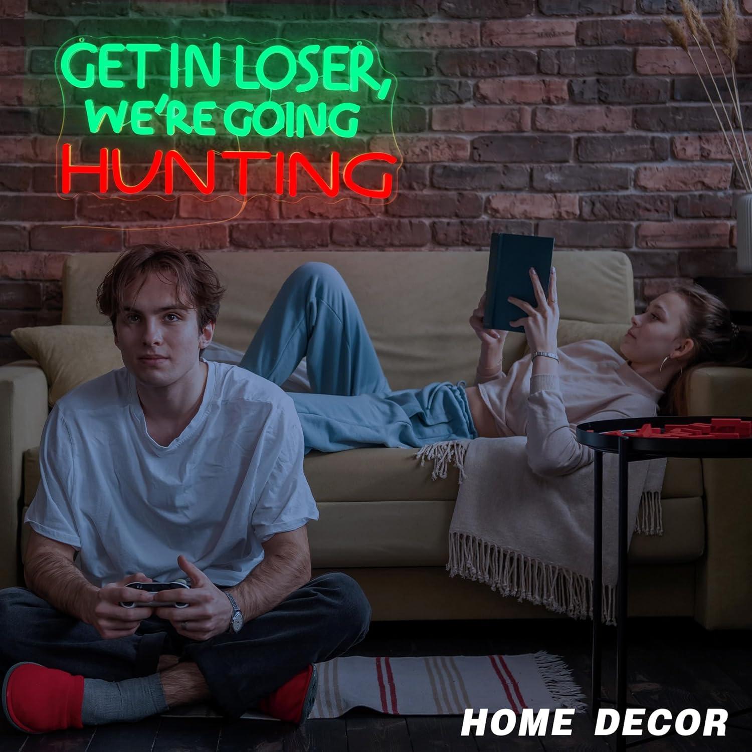 Funny Hunting Neon Sign LED Li – Hunting Outdoor Decor Bewertung und Preis