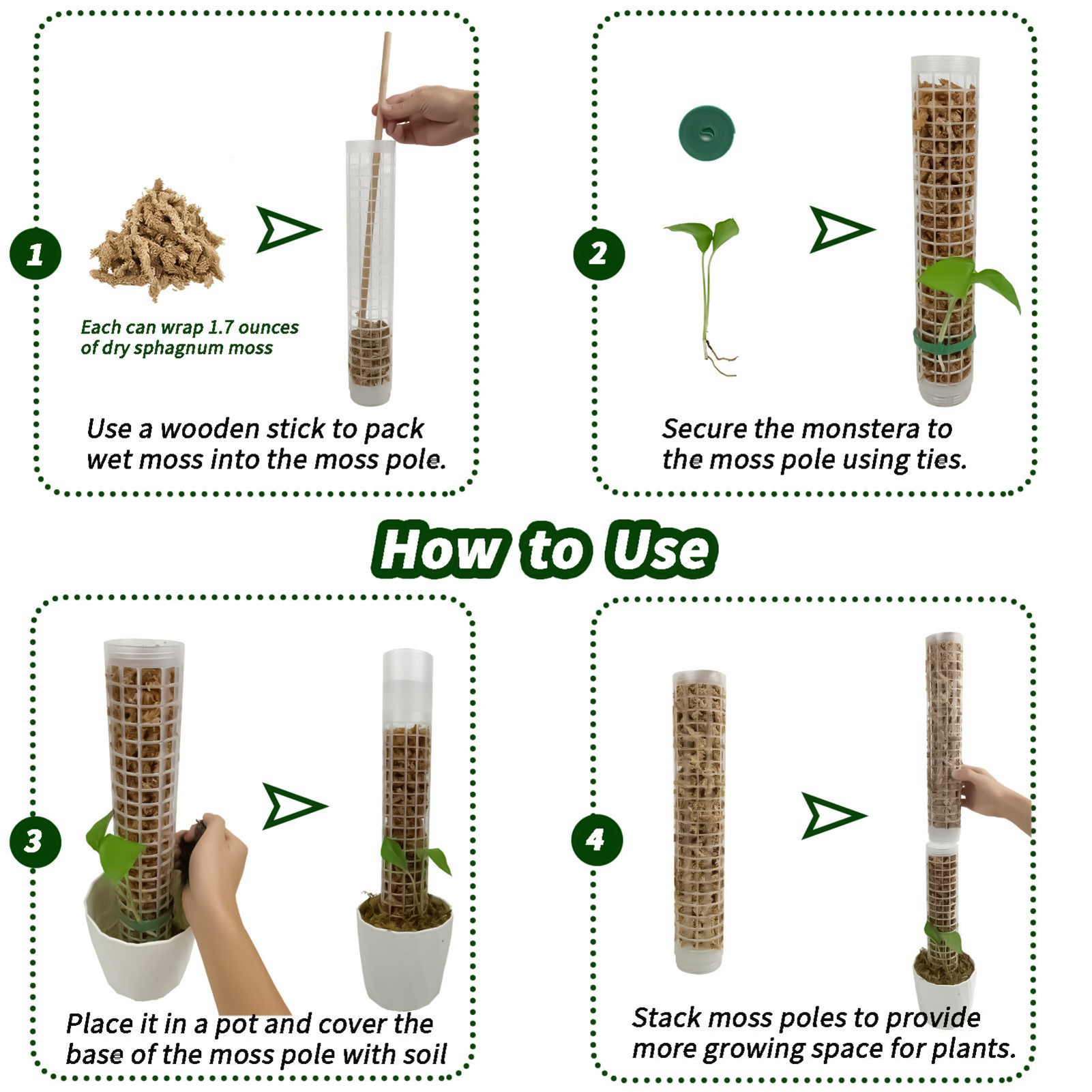 Self-watering Moss Pole Plasti – Tree Stand Ladder Bewertung und Preis