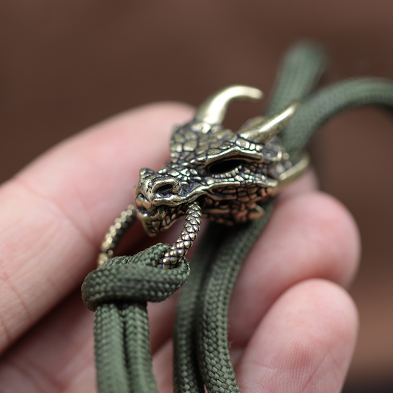 Dragon Head Brass Buckle EDC O – Paracord Survival Bracelet Bewertung und Preis