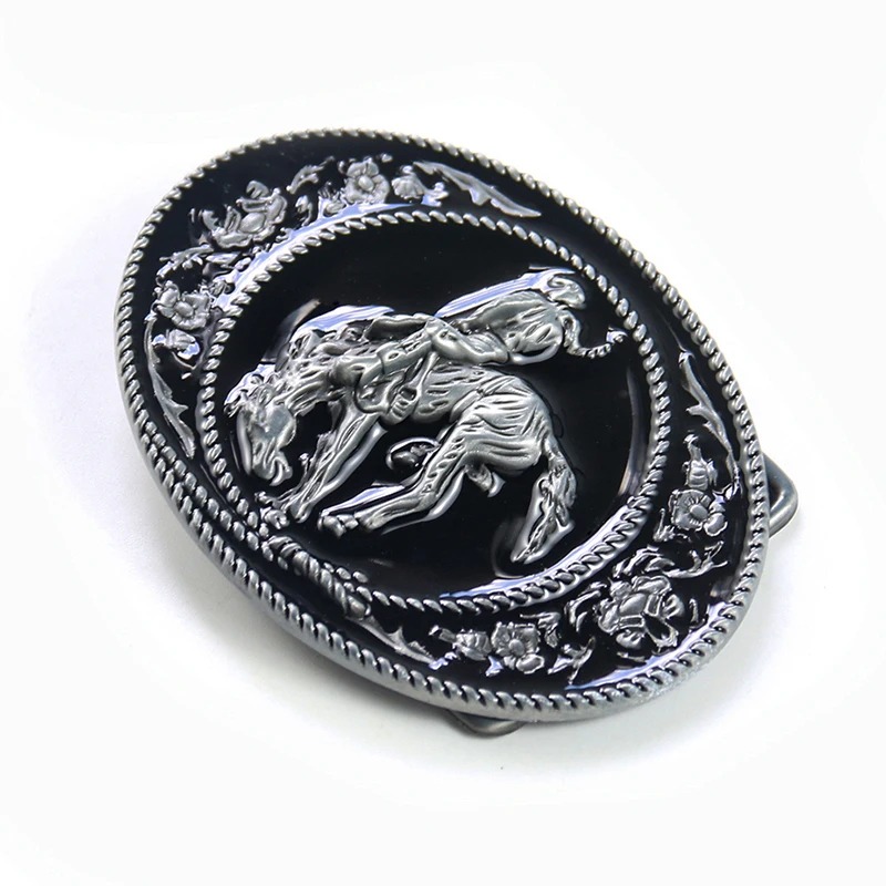 Black Ellipse Belt Buckle Stai – Hunting Outdoor Decor Bewertung und Preis