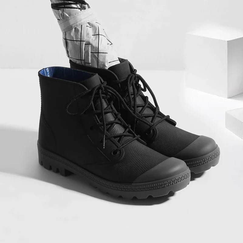 Winter Men Rain Boots Lace-up  – Fishing Waders Breathable Bewertung und Preis