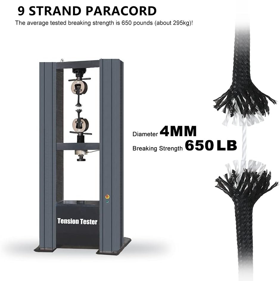 9-Core 650lb Paracord 5/15/31m – Paracord Survival Bracelet Bewertung und Preis